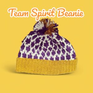 Team Spirit Crocheted Beanie